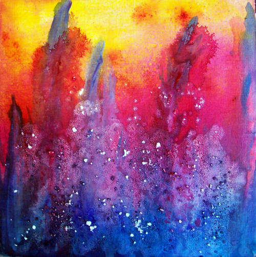 ORIGINAL by Ani Vlok - 400x400mm - on canvas