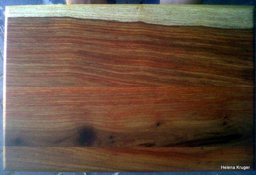 African Mahogany bread board - 25x37x2cm