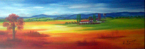 Silence - 300x900mm by Helena Kruger
