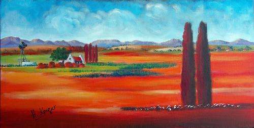 My house - original Helena Kruger - 300x600x22mm