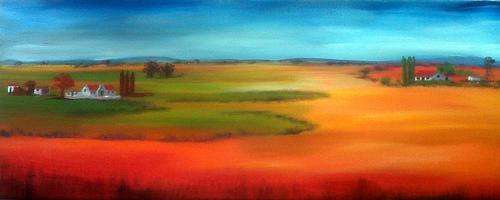 Cape Dutch farm house - original Helena Kruger - 300x800mm