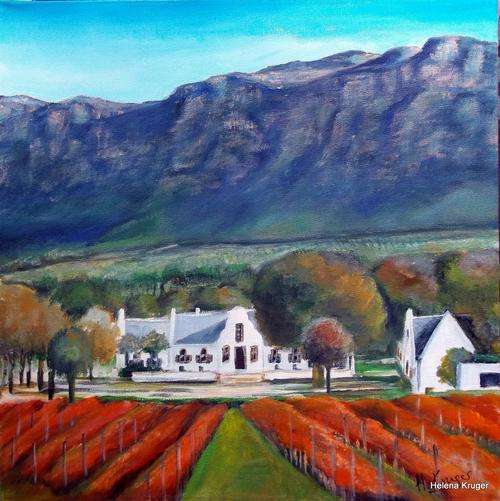 Klein Constantia -  original Helena Kruger - 600x600mm