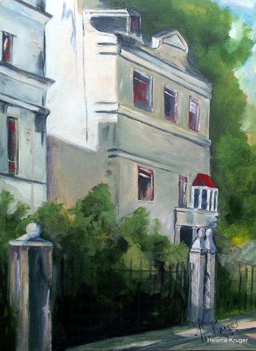 Original Helena Kruger (1957-)  - 420x570x22mm
