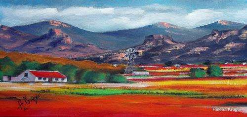 Original Helena Kruger (1957-)  - 220x610mm