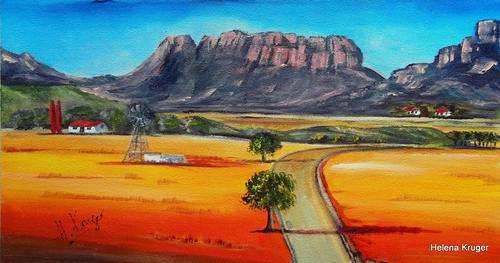 Original Helena Kruger (1957-)  - 300x580mm