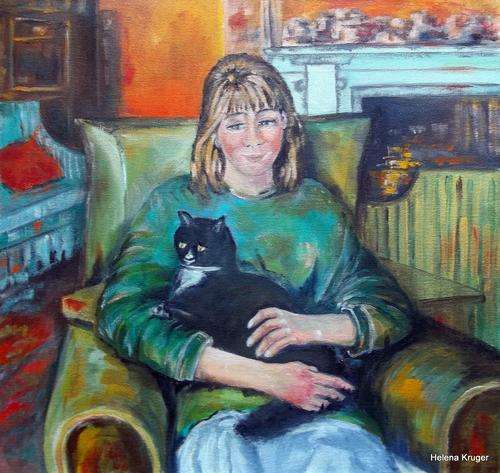 Original Helena Kruger(1957- )  - 460x500mm