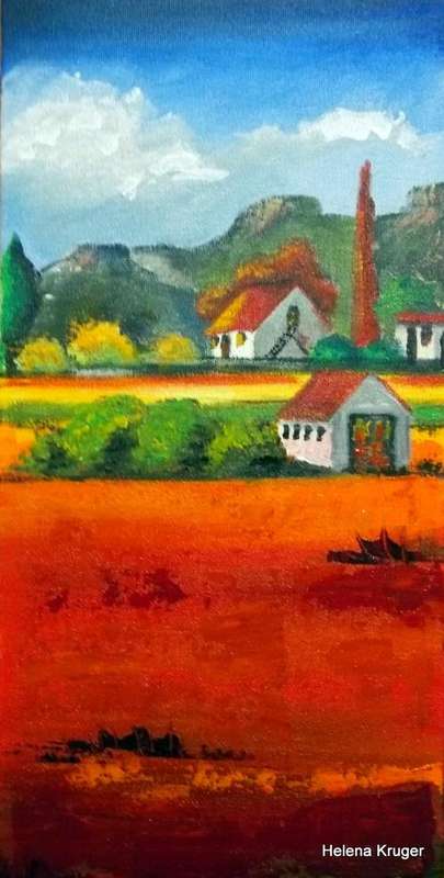 Original Helena Kruger(1957- )  - 200x400mm