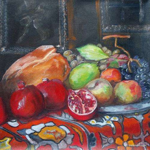 Original Helena Kruger(1957- )  - 400x400x44mm