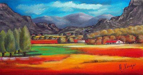 Original Helena Kruger(1957- )  - 350x650mm