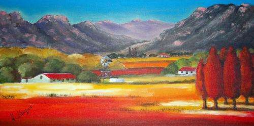 Original Helena Kruger(1957- )  - 300x600mm