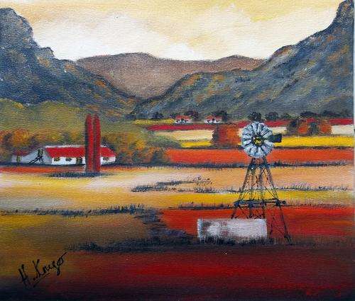 Original Helena Kruger(1957- )  - 340x400mm