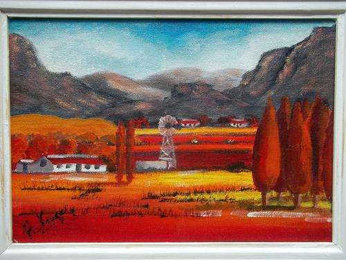 Original Helena Kruger(1957- )  -  FRAMED  - 340x440mm
