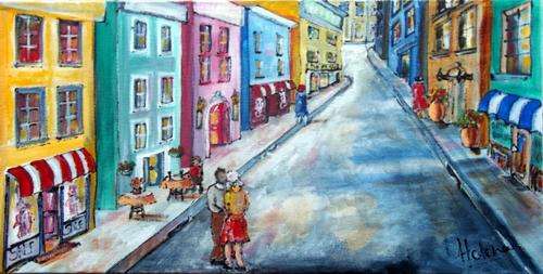 Original Acrylic painting by Helena - 300x600mm