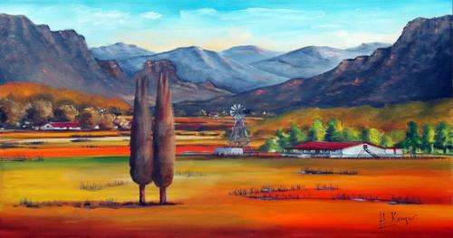 Original Acrylic painting by Helena - 48x900mm