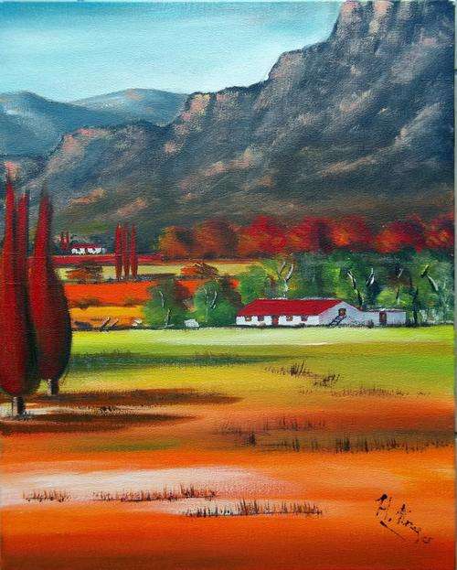 Original Acrylic painting by Helena - 400x500x22mm
