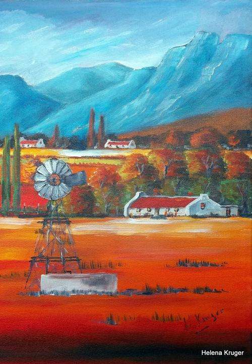 Original Acrylic by HELENA KRUGER - 370x500mm
