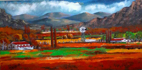 Stunning Original Acrylic - 300x600x30mm