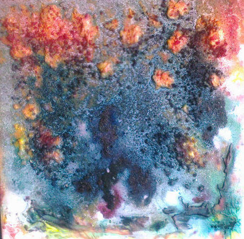 STUNNING Ani VLok - Textured ABSTRACT painting by popular Cape Town artist!