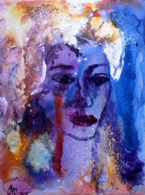 STUNNING Ani VLok - Mixed media painting by popular Cape Town artist!