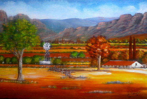 Freedom - Original Acrylic by HELENA  - 510x760x20mm - can be hung as is