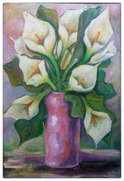 ABSOLUTE BARGAIN!!! Original Acrylic by H. Kruger - 600x900x22mm - LARGE painting
