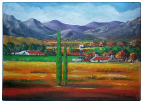 WOW! STUNNING original by H Kruger - 430x580mm