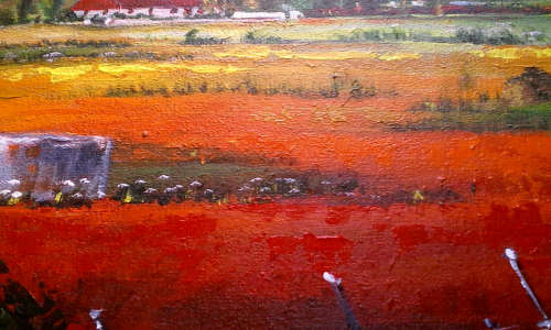 WOW! STUNNING  original by H Kruger(1957-)   - 500x800x22mm