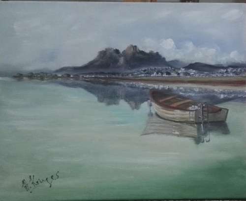 WOW! STUNNING original by H Kruger(1957-)   - 400x500x20mm