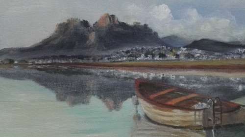 WOW! STUNNING original by H Kruger(1957-)   - 400x500x20mm