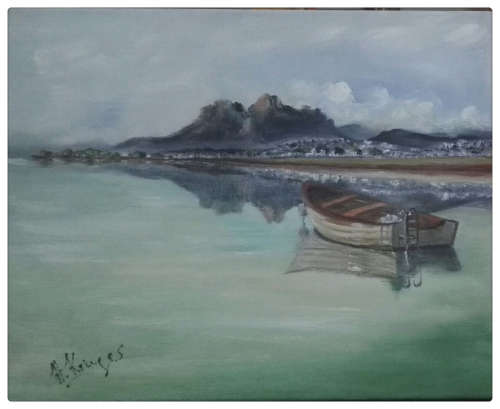 WOW! STUNNING original by H Kruger(1957-)   - 400x500x20mm