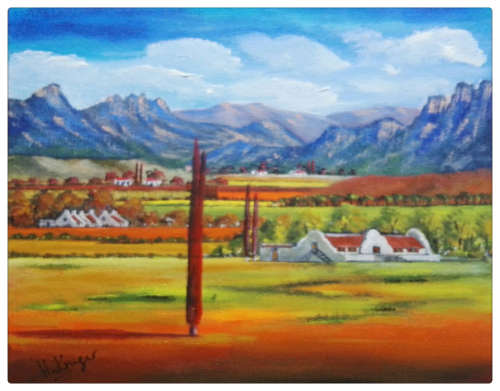 WOW! STUNNING original by H Kruger(1957-)   - 400x500x22mm