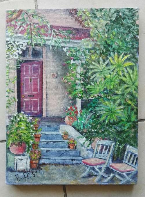 WOW! STUNNING original by H Kruger(1957-)   - 300x400x22mm