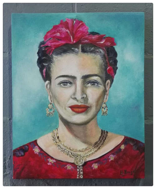 Stunning original by Helena Kruger(1957-)  - 400x500x22mm