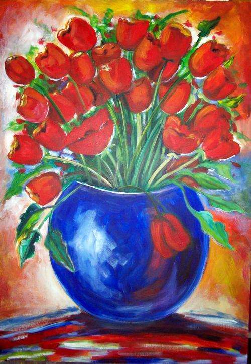 Discovering red - 580x840x44mm - by HELENA KRUGER