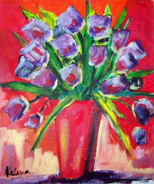 Pers tulpe - 180x200mm by HELENA KRUGER