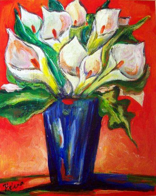 Arums - 200x250mm by HELENA KRUGER