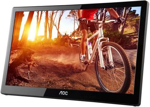 AOC 15.6` Portable LED Monitor