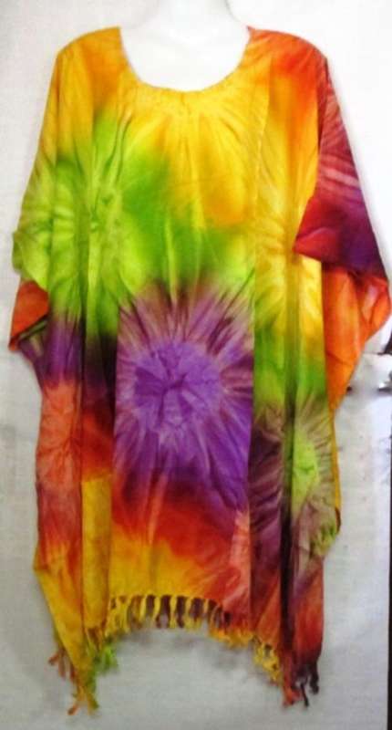 Lovey ladies summer tye dye poncho - one size fits up to 50   - POSTAGE  FREE IN S.A.