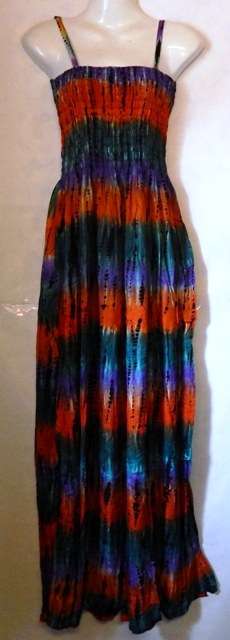 Ladies long summer Tye Dye Maxi  - FREE POSTAGE IN S.A