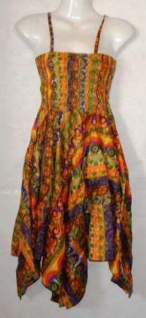 Ladies pointy maxi dress 100 % cotton from India - 1 size up to 40 - FREE POSTAGE IN S.A