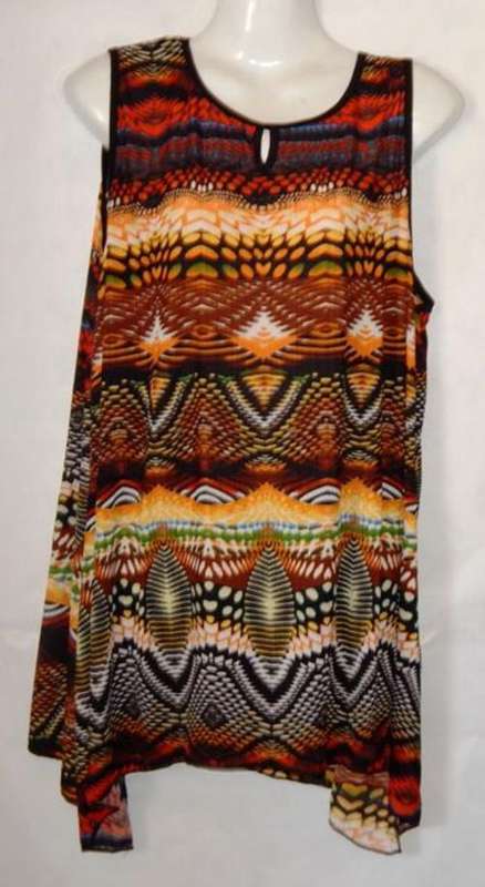 Stunning ladies tribal printed top - size XL - XXL / 42 - 46 - FREE POSTAGE IN S.A