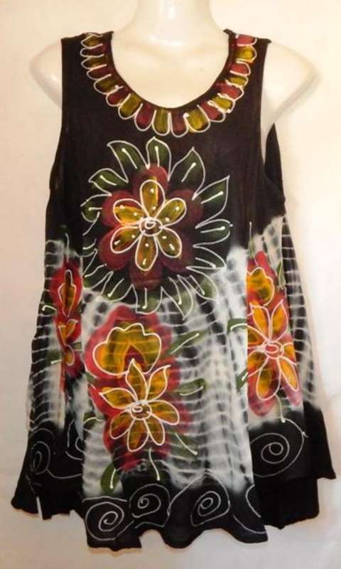 Ladies summer tie dye top - size fits up to 42 - 44  - FREE POSTAGE IN S.A