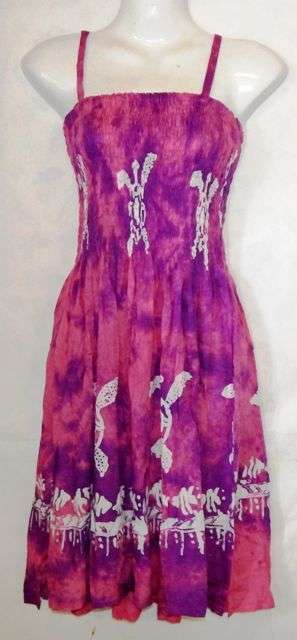 Ladies Maxi Summer tie dye Dress Knee Length - FREE POSTAGE IN S.A