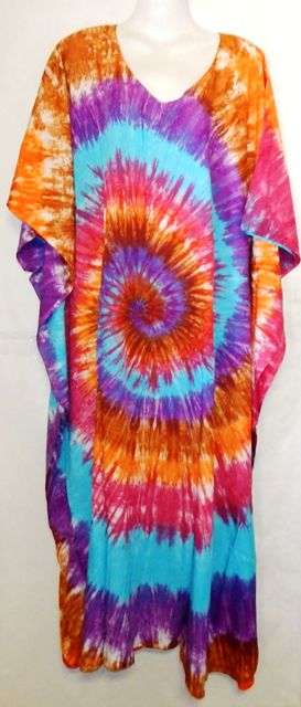 Ladies Tye dye kaftan  / FREE POSTAGE IN S.A.