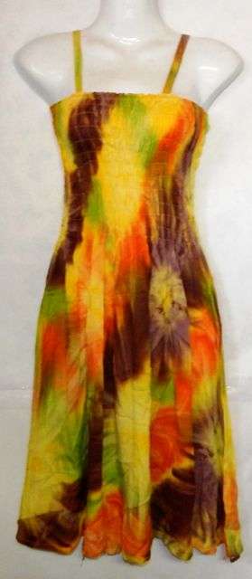 Ladies Maxi Summer tie dye Dress Knee Length - FREE POSTAGE IN S.A