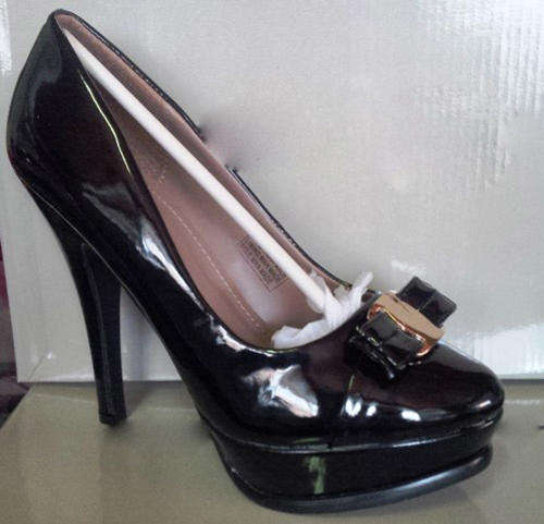 Ladies sissy boy black heel shoes size 3 - FREE POSTAGE IN SOUTH AFRICA