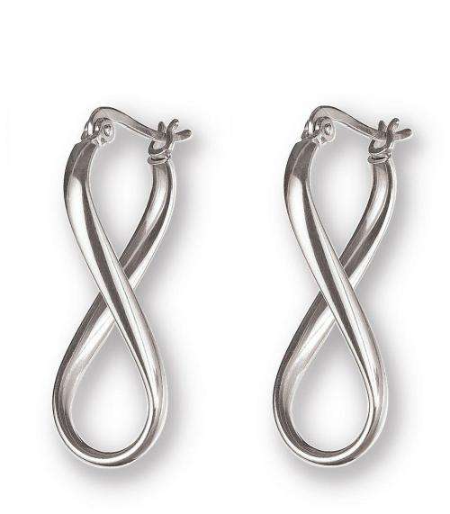 925 STERLING SILVER INFINITY EARRINGS #forever