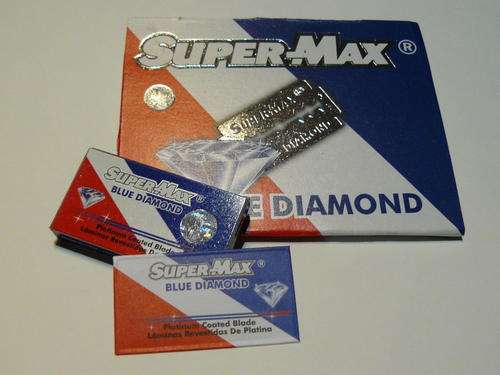 SUPER-MAX Blue Diamond Double Edge Razor Blades