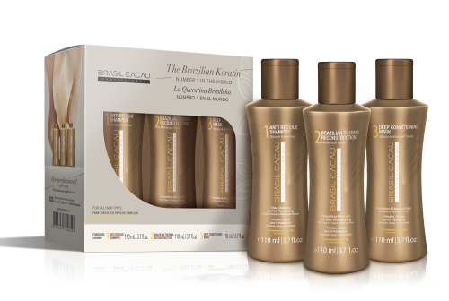 CADIVEU BRASIL CACAU BRAZILIAN BLOWDRY KERATIN KIT 110ml