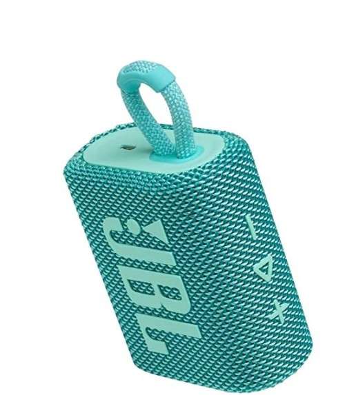 JBL Go 3 Waterproof Portable Bluetooth Speaker Turquoise